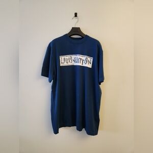 LV Louis Vuitton LVM.2 Shirt Blue Size L